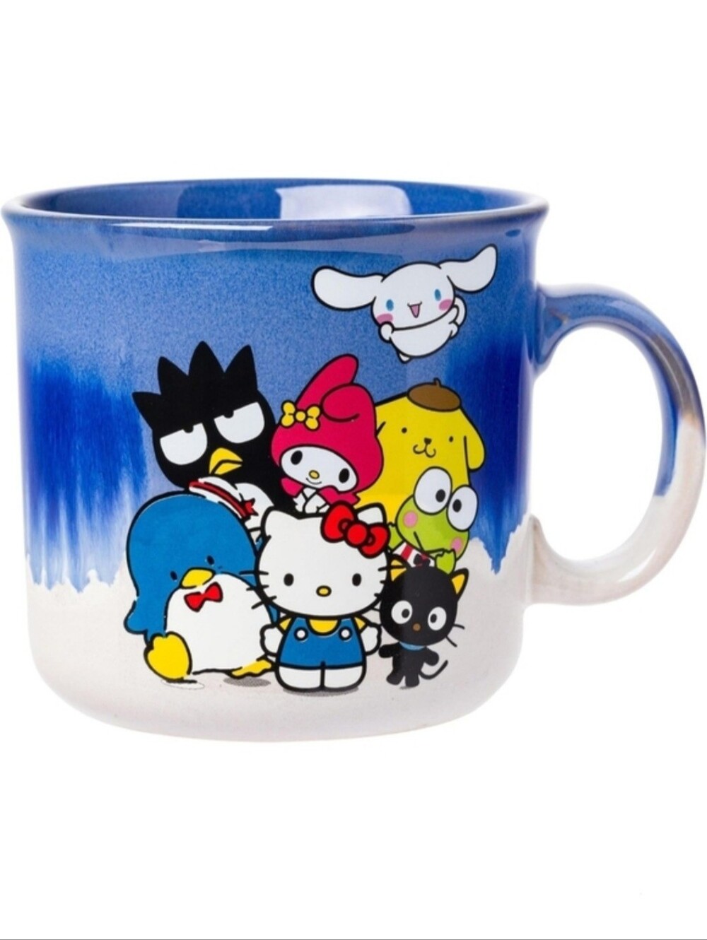 💙NEW! Sanrio Hello Kitty & Friends Blue and White 20 oz. Mug, by Silver Buffalo